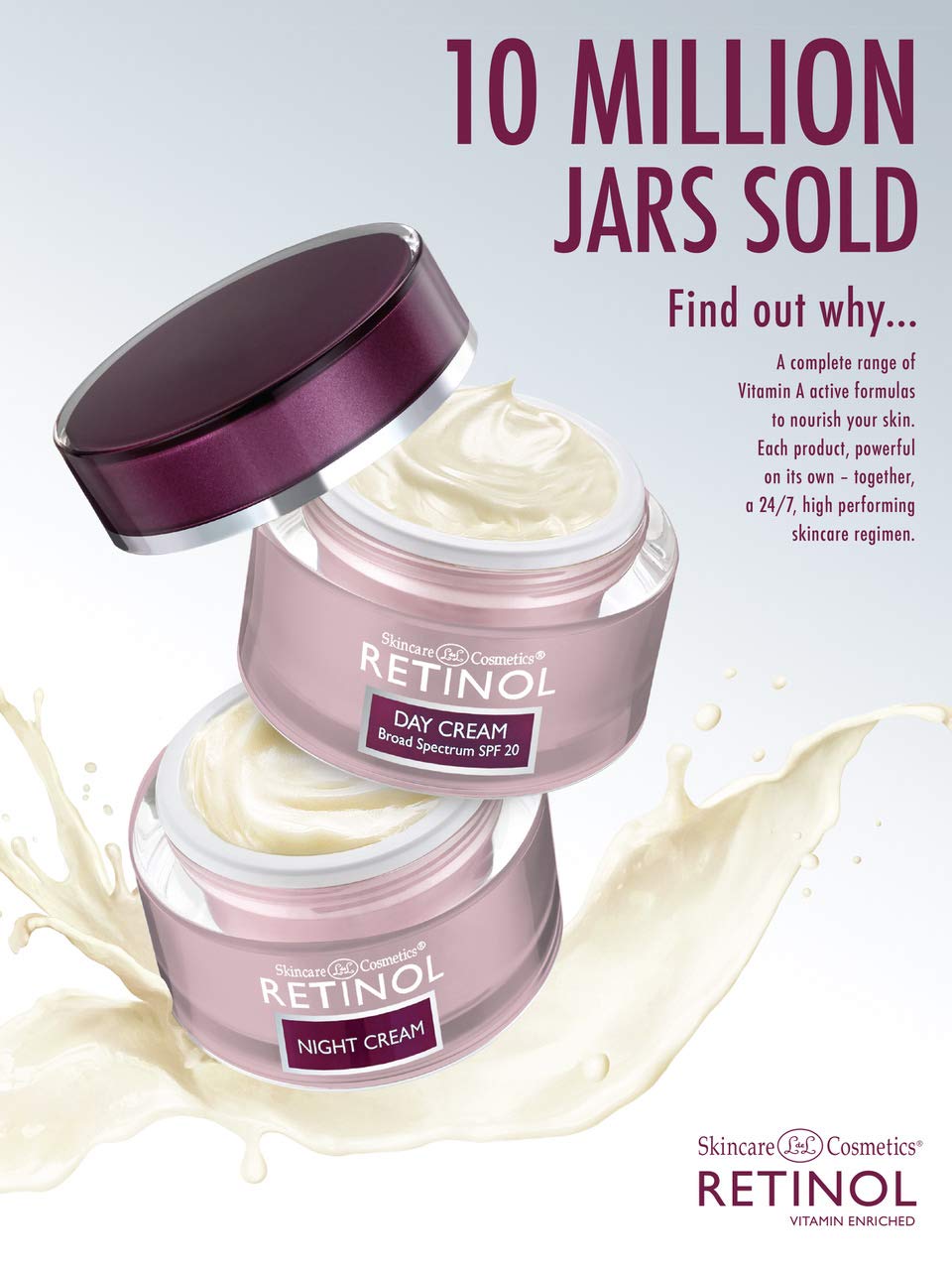 Retinol LIVAURA night cream ritual promotes calm, effective bedtime skincare.