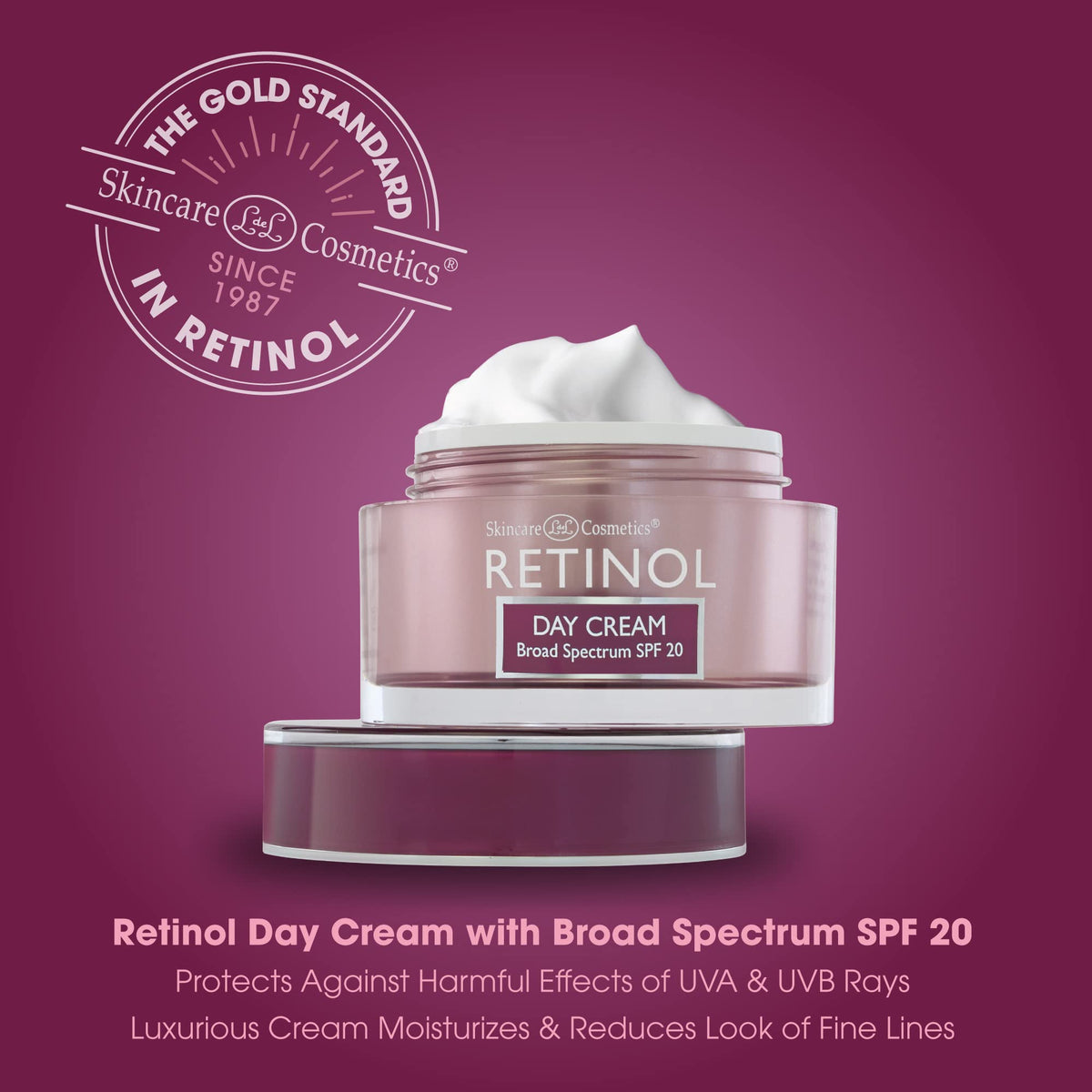 LIVAURA cream texture close-up emphasizing non-greasy, silky finish for mature skin.
