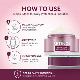 Retinol LIVAURA vitamin-enriched formula supports skin vitality and radiant texture.