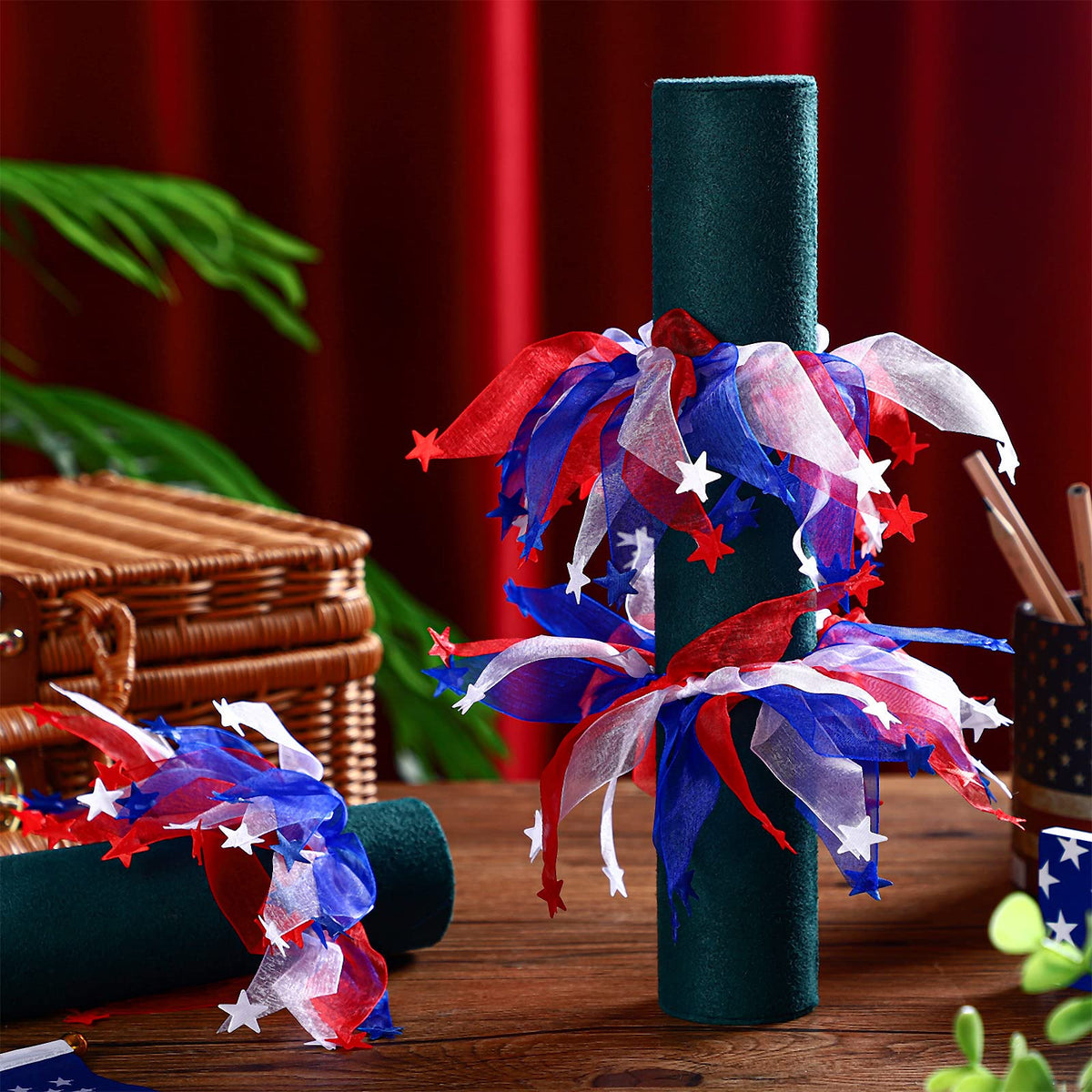 Retrowavy 8-piece patriotic set for versatile styling and gifting