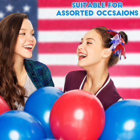 Retrowavy Independence Day ponytail holder enhances festive looks