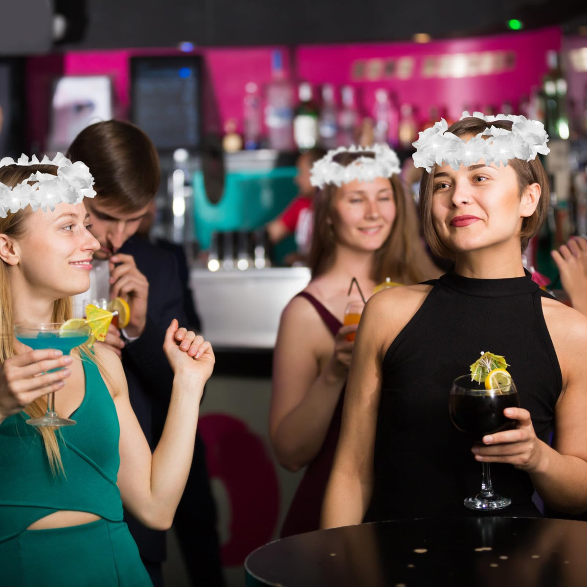 Retrowavy lightweight polyester crowns are comfortable for long wear.