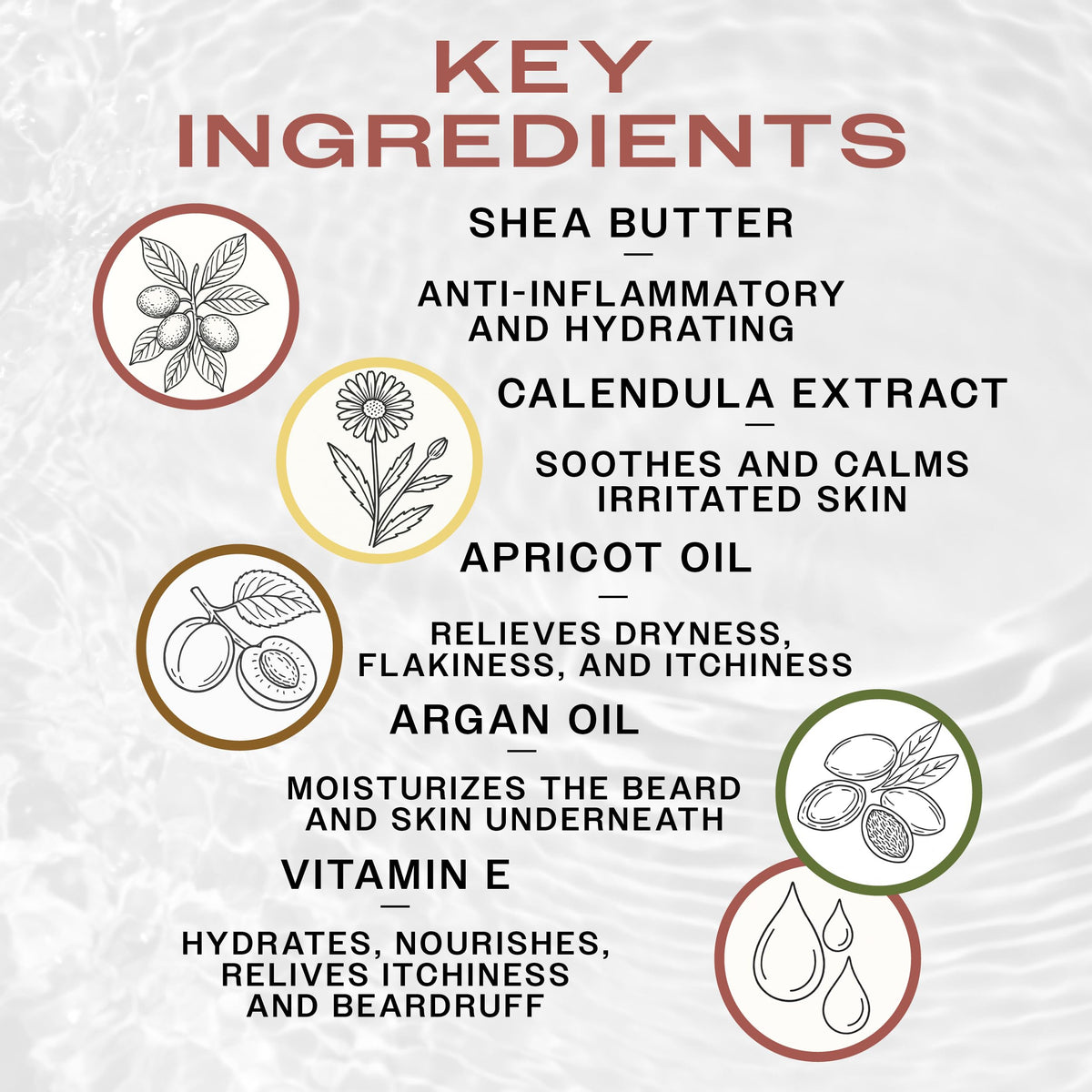 REUZEL Clean & Fresh serum texture shows silky smooth beard.