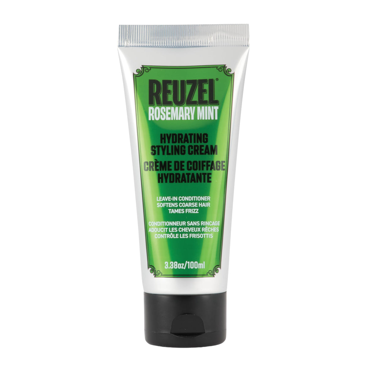 REUZEL Hydrating Style Cream bottle front view showing lightweight frizz control