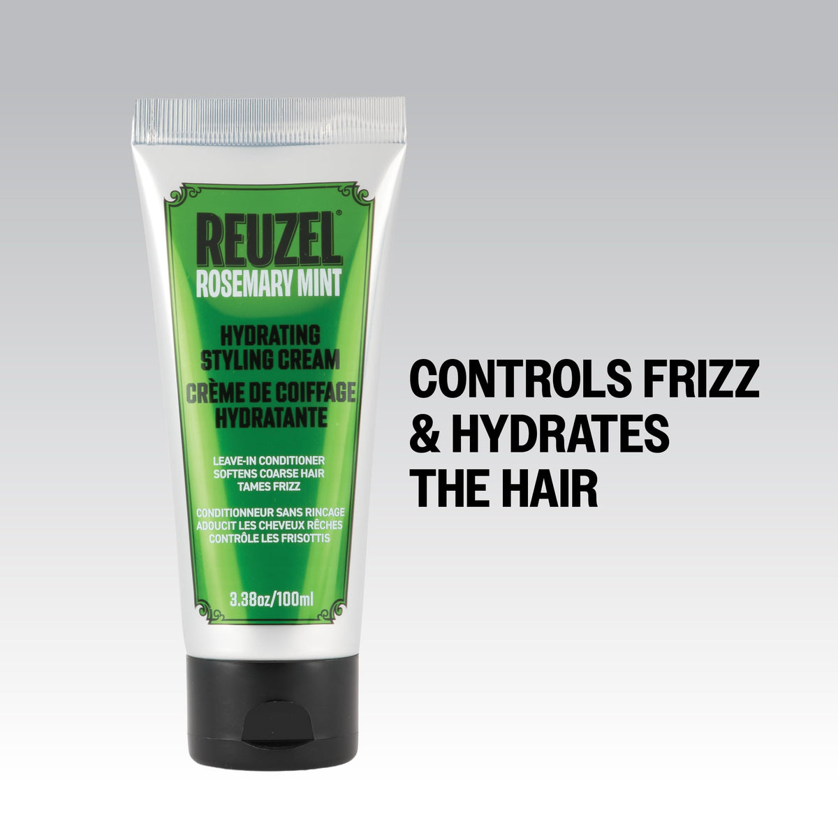 REUZEL Hydrating Style Cream dispense pump close-up for controlled application