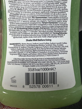 Reuzel Scrub Shampoo scalp exfoliation: removes chlorine and product residue for a healthier feel.