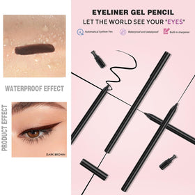 Revant Beauty Eyeliner waterproof formula shown in close-up for durable wear.