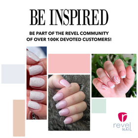 Revel Nail dip powder color swatches for versatile French manicure