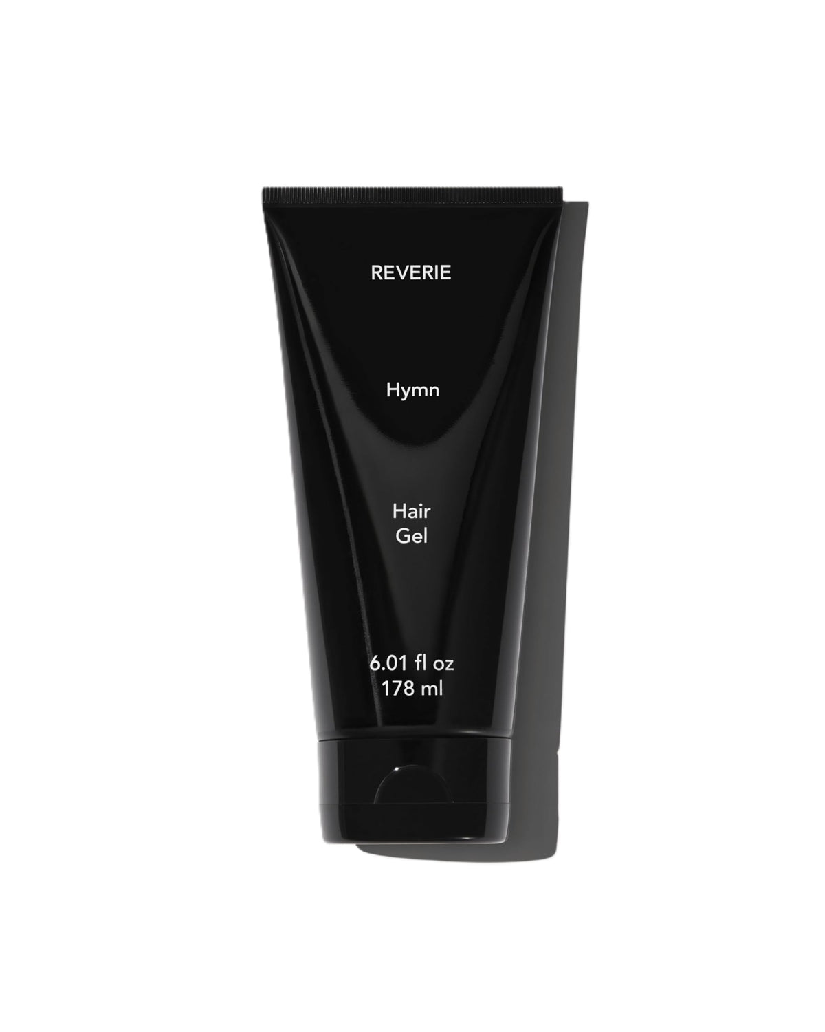 REVERIE Hymn Hair Gel bottle front showing long-lasting hold for all textures