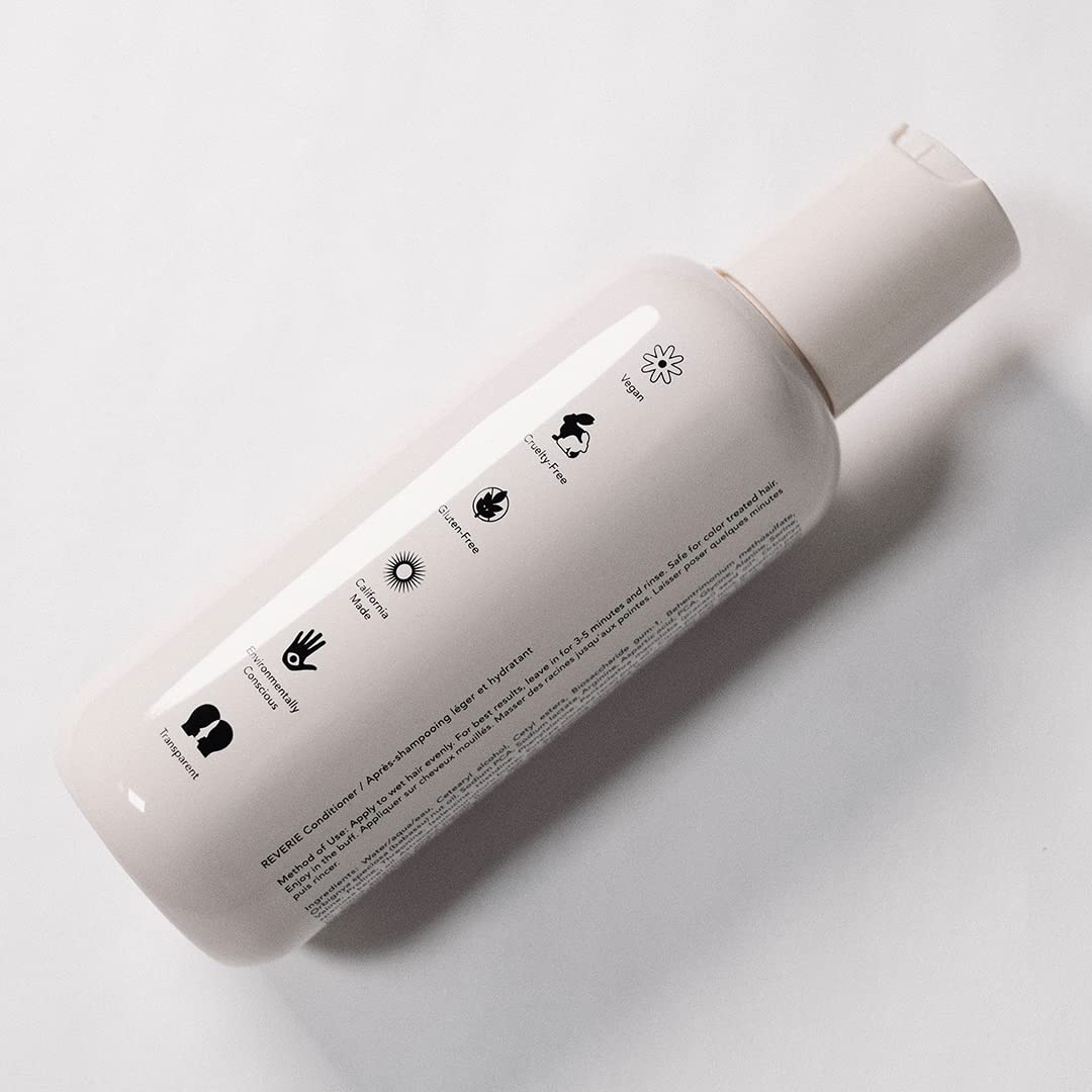 REVERIE Nourishing Conditioner for color-treated hair preserves vibrancy and softness.