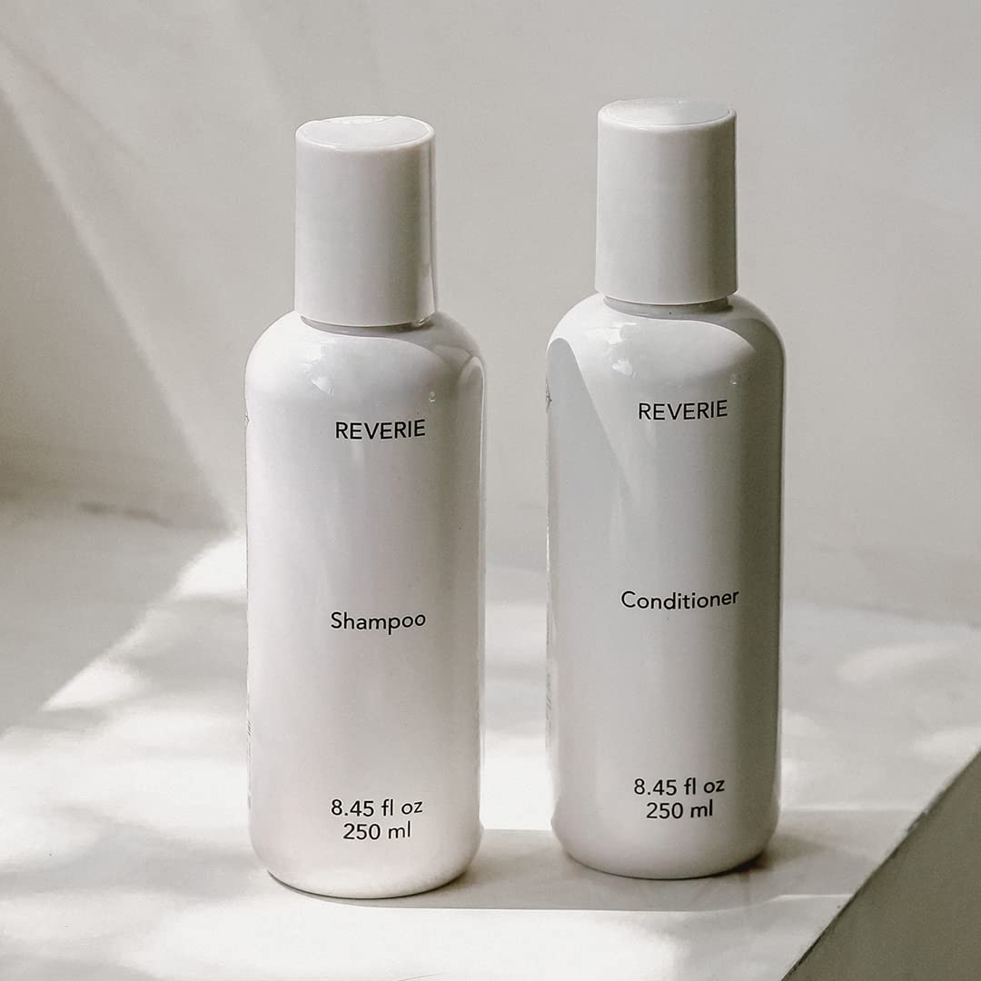 REVERIE Nourishing Conditioner cruelty-free label reflects ethical beauty standards.