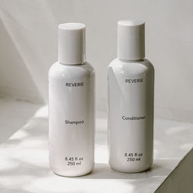 REVERIE Nourishing Conditioner cruelty-free label reflects ethical beauty standards.