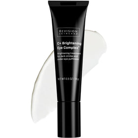 Revision Skincare C+ Brightening Eye Complex jar closeup showing premium packaging for brightening under-eye area