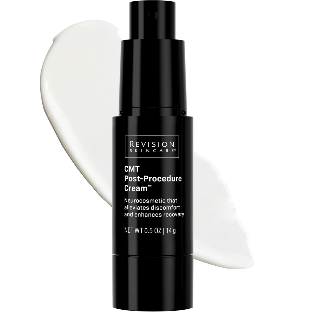Revision Skincare CMT Post-Procedure Cream bottle shown for post-treatment hydration.