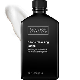 Revision Skincare Gentle Cleansing Lotion bottle front—fragrance-free formula for sensitive skin.