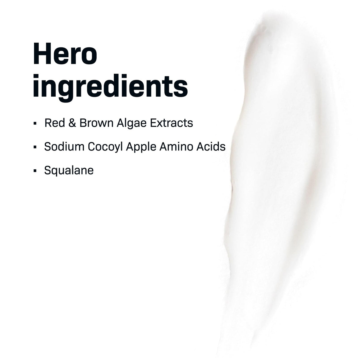Revision Skincare Gentle Cleansing Lotion foaming texture closeup showing gentle, hydrating cleanse.
