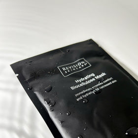 Revision Skincare 3D-fit mask on face demonstrates comfortable, full-face conformity