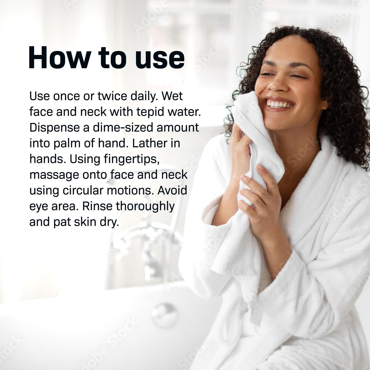 Lather texture of Purifying Cleansing Gel during cleansing for refreshed, matte skin