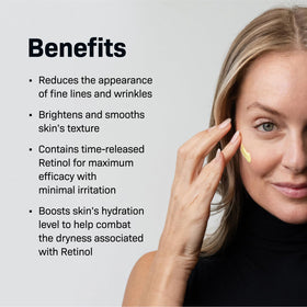 Revision Skincare Retinol Complete label highlights antioxidant blend and botanicals