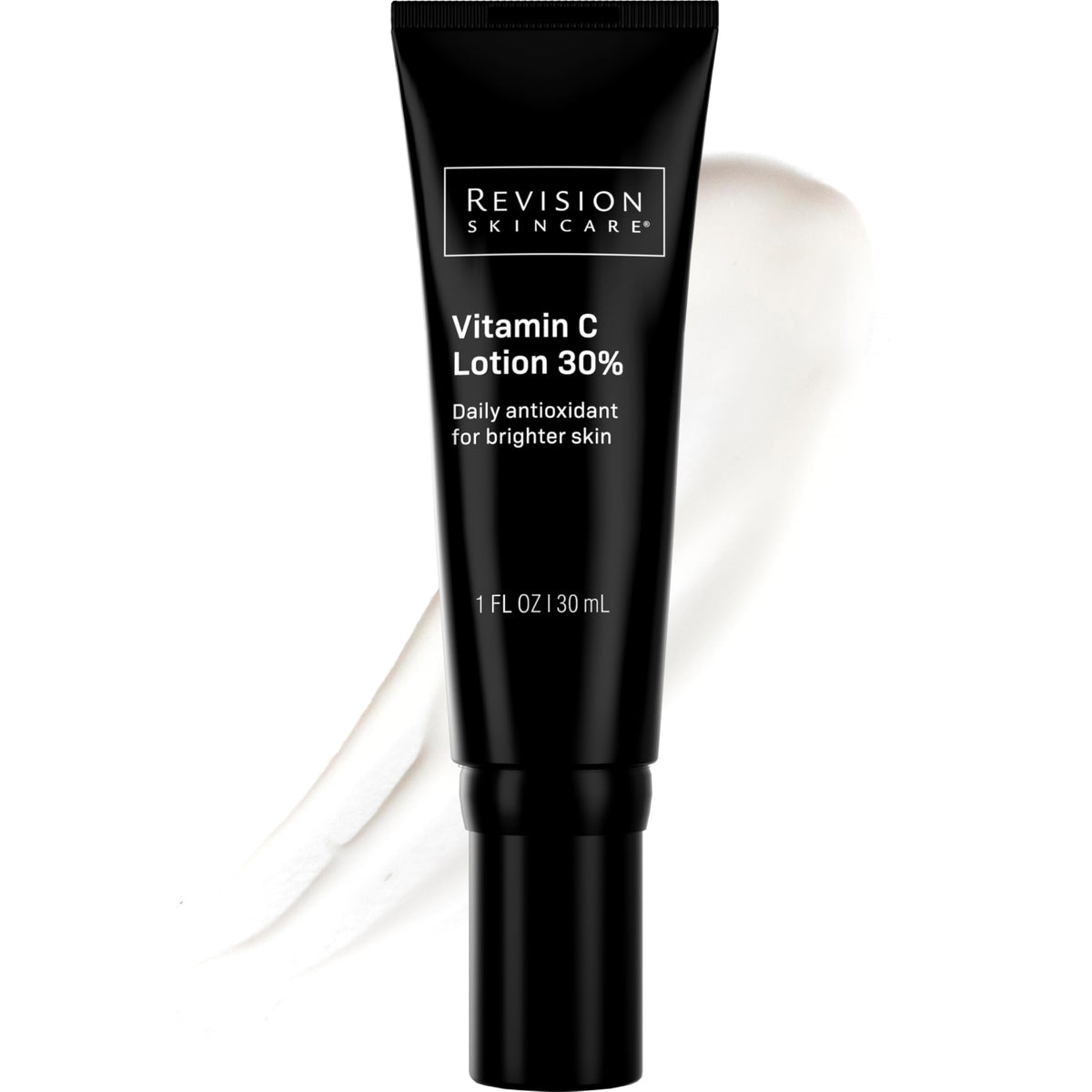 Revision Skincare Vitamin C Lotion 30% brightening bottle image, hydrating skin.