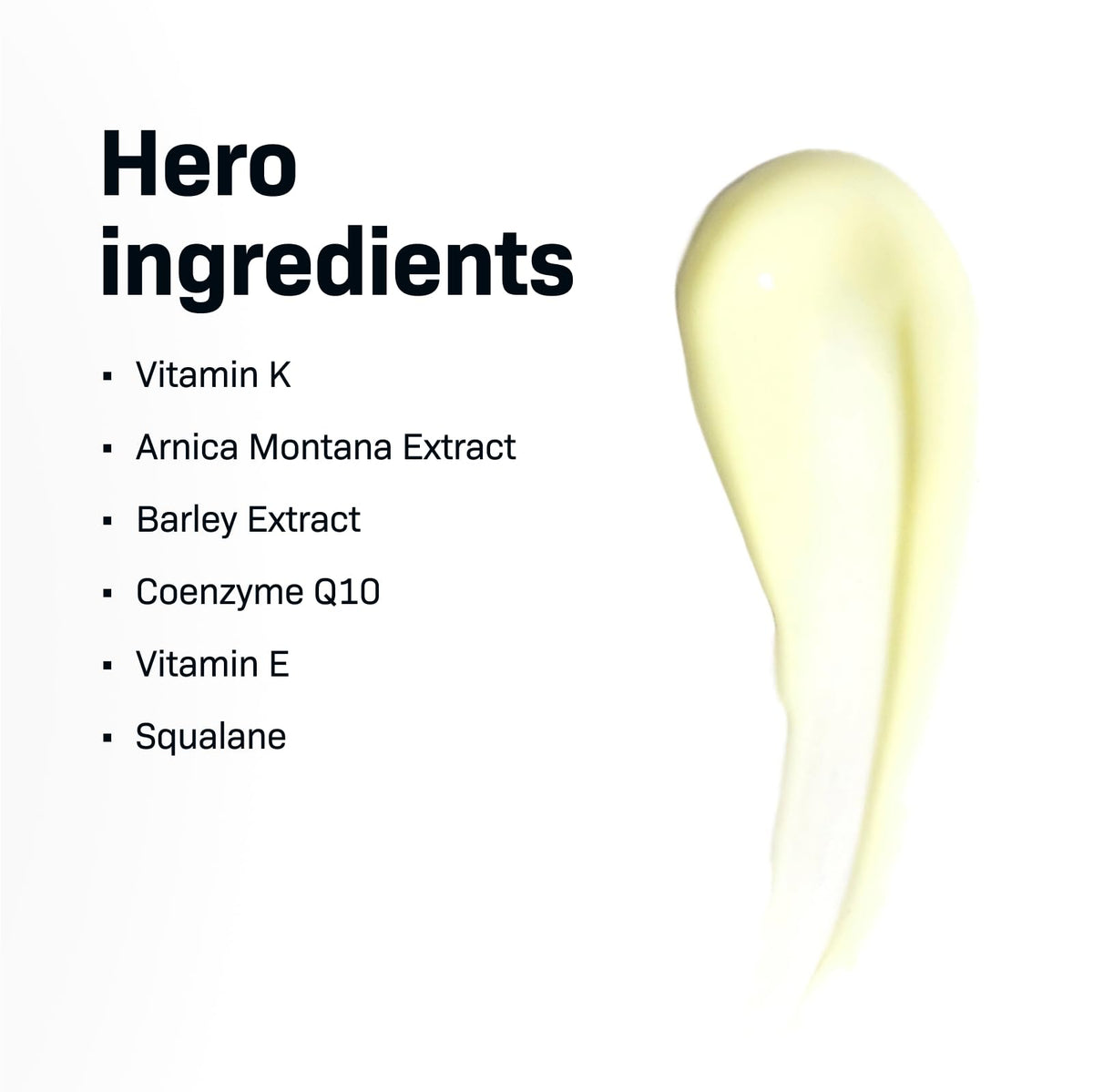 Revision Skincare Vitamin K Serum ingredients note Arnica Montana and antioxidants