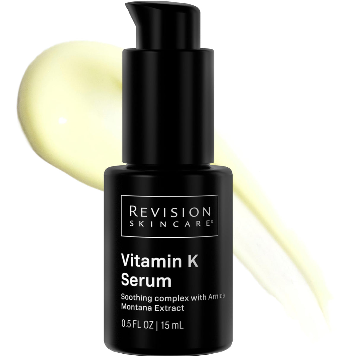Revision Skincare Vitamin K Serum bottle with oil-free soothing formula for redness