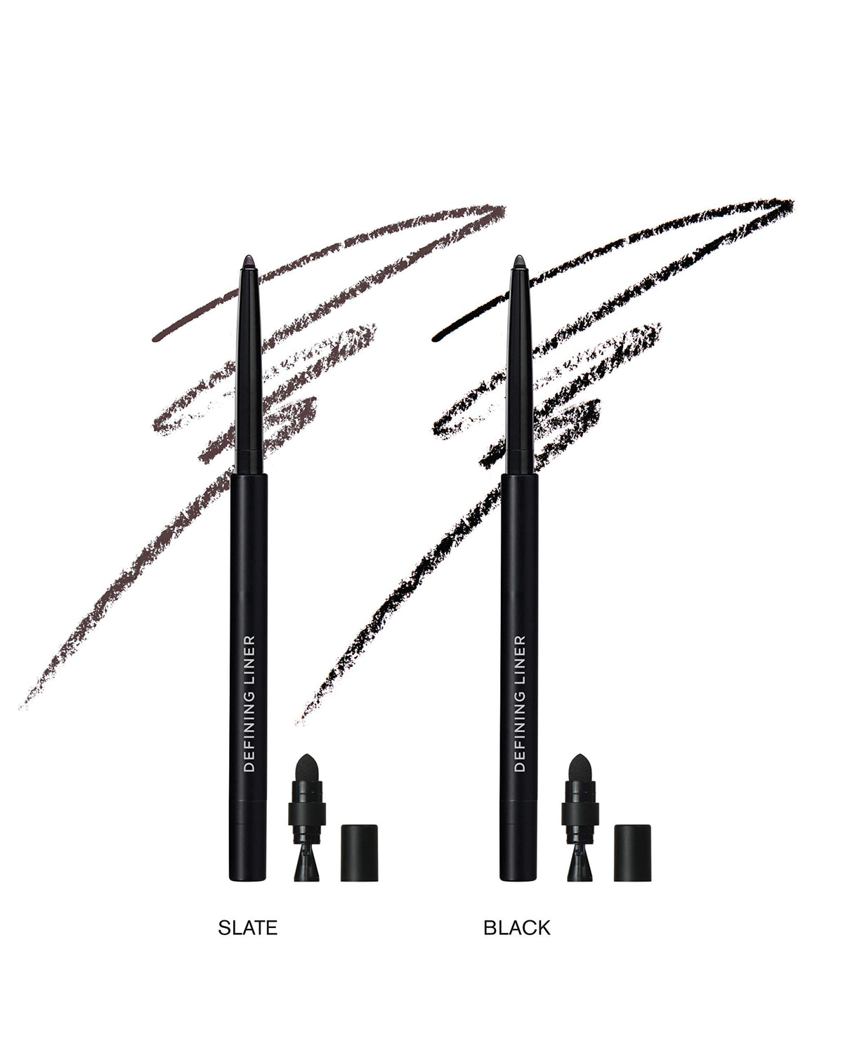 Eyes defined with RevitaLash Defining Liner for crisp lines.