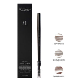 RevitaLash Hi-Def Brow Pencil Cool Brown precision tip for hairlike strokes.