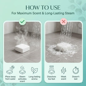 Individually wrapped REVIV steamers stay fresh until use.