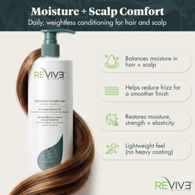 Reviv3 Procare Prime Moisture+ bottle back label highlights key ingredients