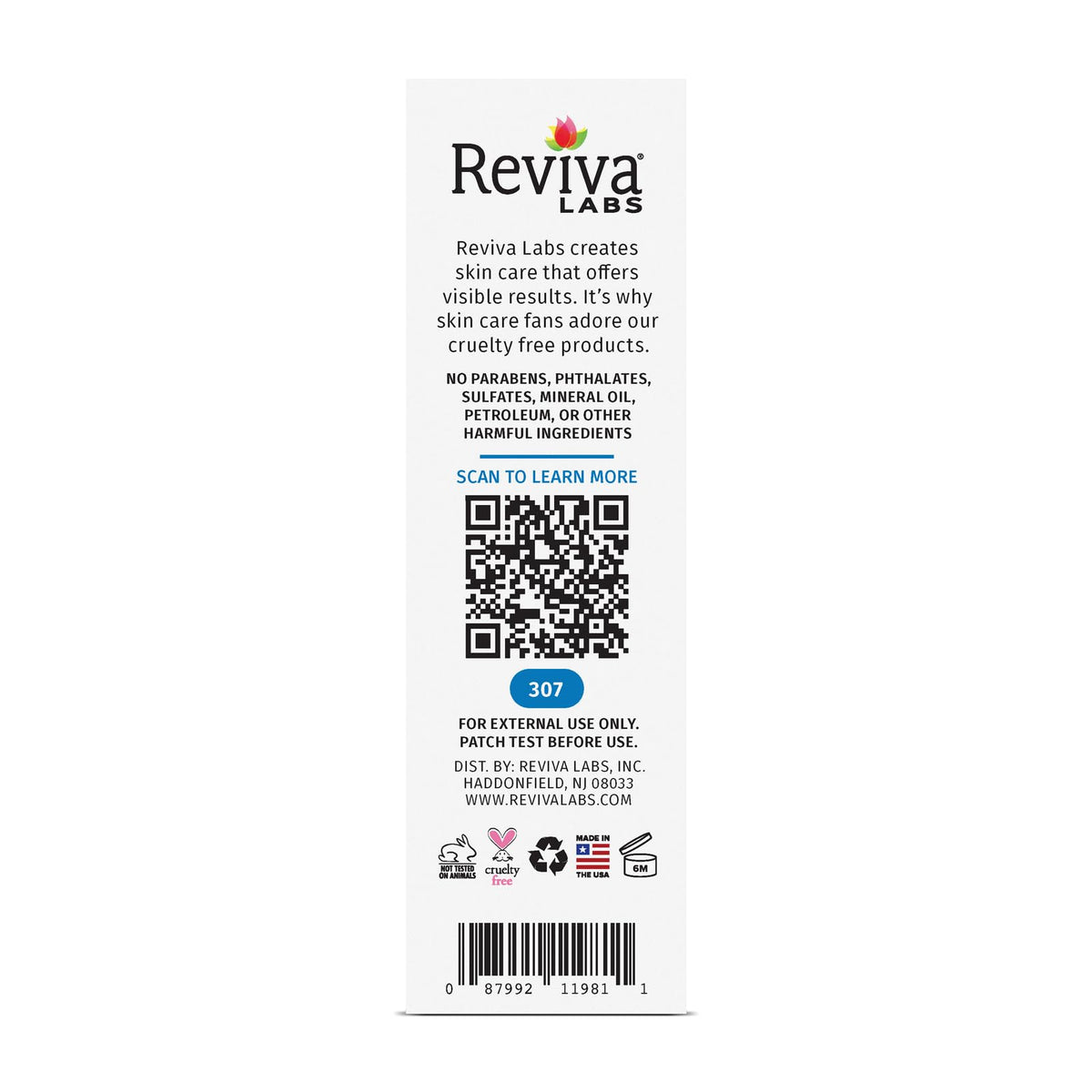 Reviva Labs collagen serum being applied to skin for smoother texture.