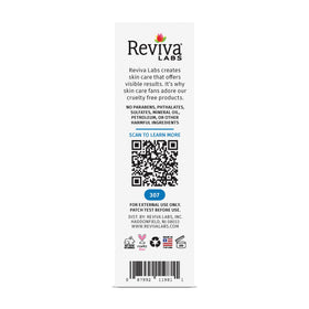 Reviva Labs collagen serum being applied to skin for smoother texture.