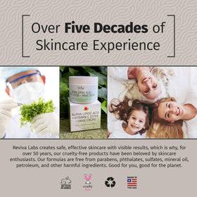 Reviva Labs DMAE Cream morning and night use in a skincare routine