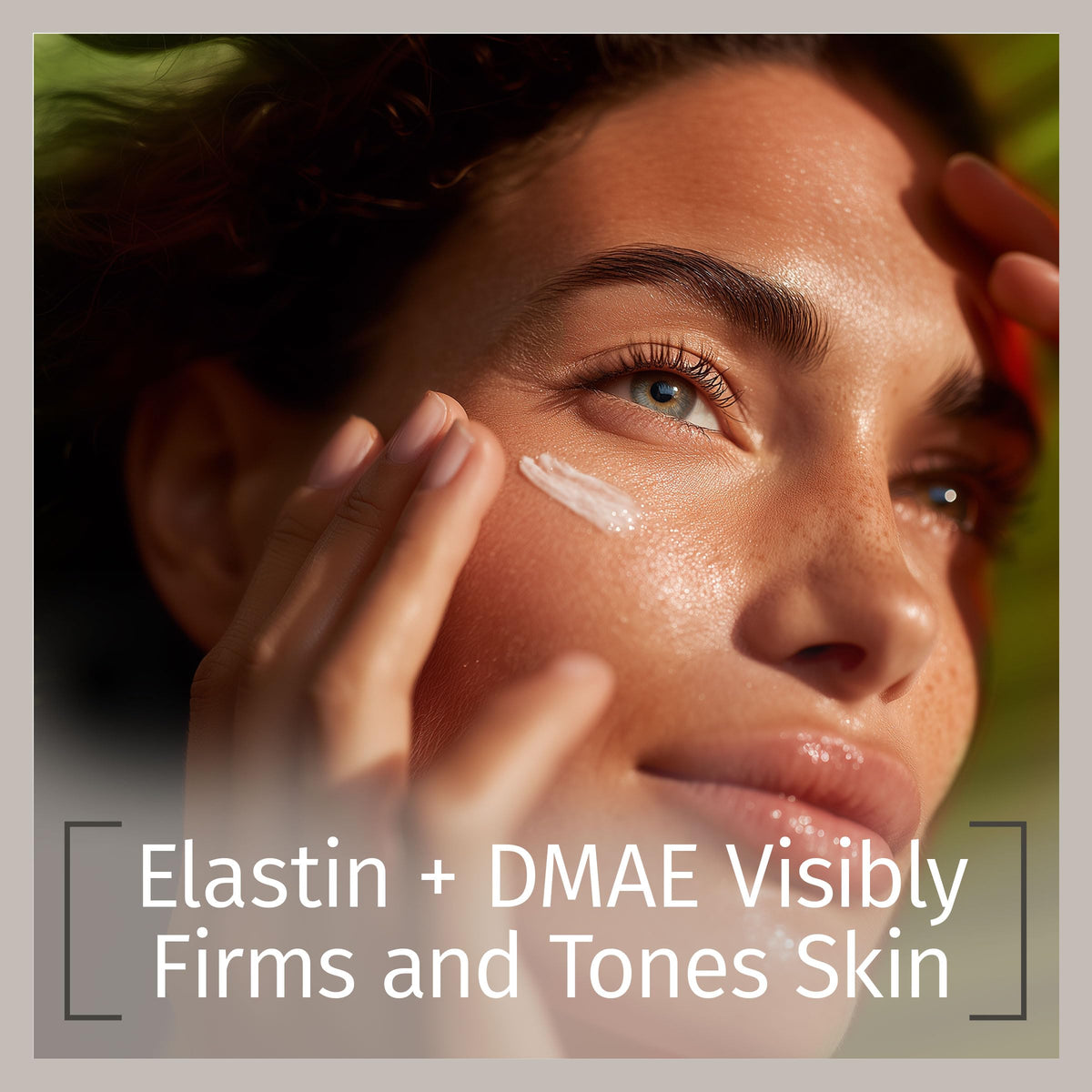 Swatch of Reviva Labs Elastin + DMAE Cream for smooth application