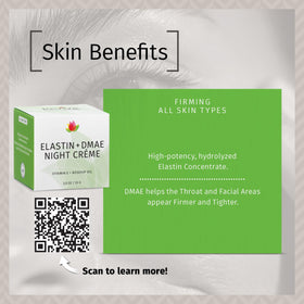 Vitamin E and rosehip oil in Reviva Labs Elastin + DMAE Cream