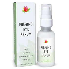 Reviva Labs Firming Eye Serum bottle pour for precise, controlled application.
