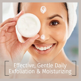 Reviva Labs glycolic creme tub on a clean surface showing glow.