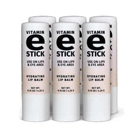 Reviva Labs Vitamin E Stick packaging for portable lip and facial hydration.