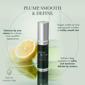 Bio-Renewal Peptides concept visual supporting lip area renewal.