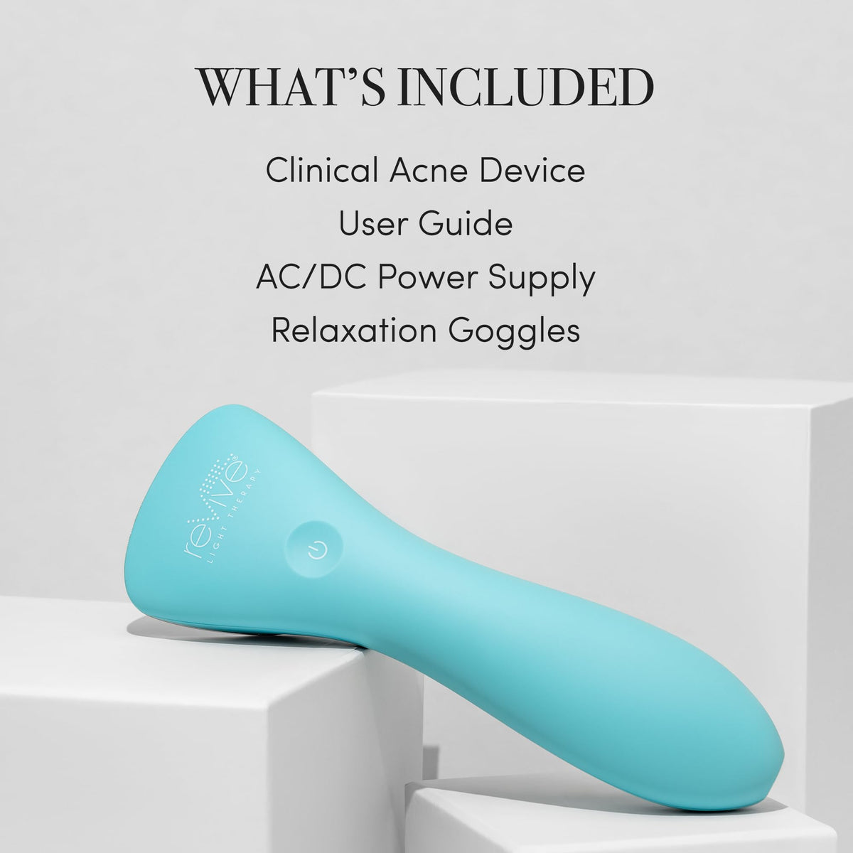 ReVive device in use on the forehead area