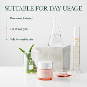 SPF 15 label visible on product edge for daily sun protection reminder