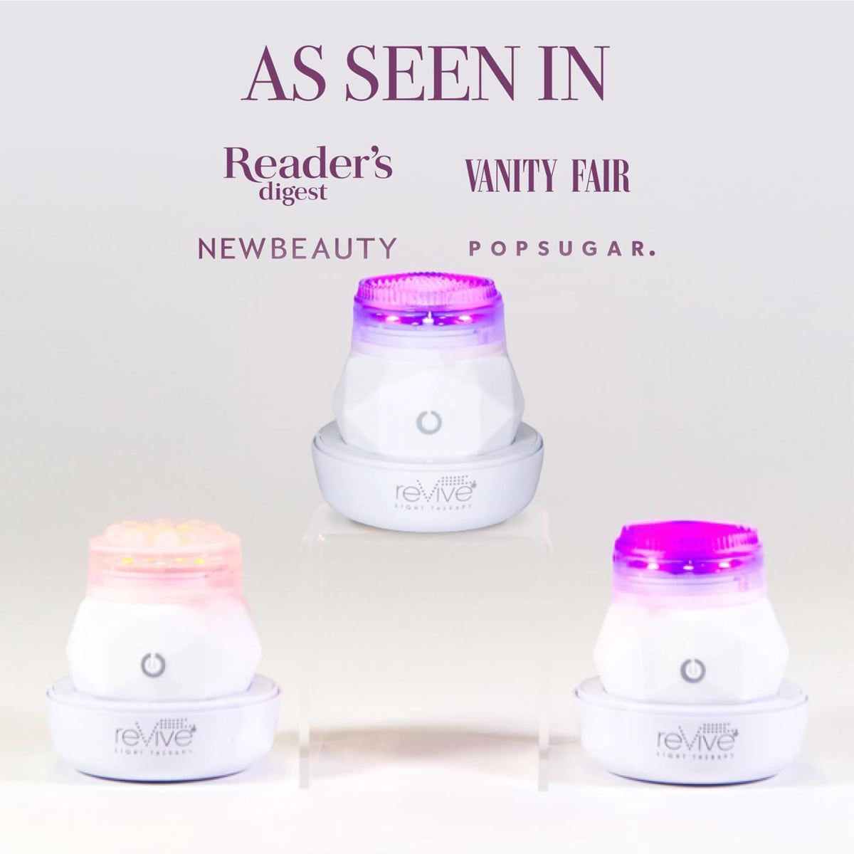 reVive Light Therapy Soniqué Mini IPX6 water-resistance suitable for near water use