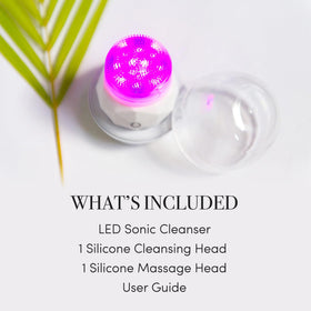 reVive Light Therapy Soniqué Mini red-light mode reduces visible redness