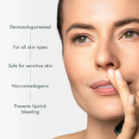 Illustration of observed lip-line reduction after use.