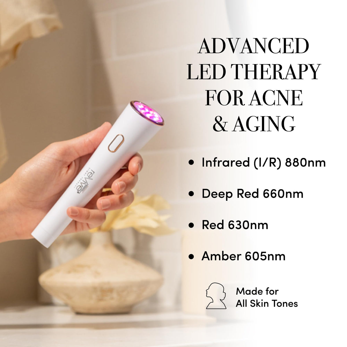 reVive Lux travel ready charging keeps your routine on the go.