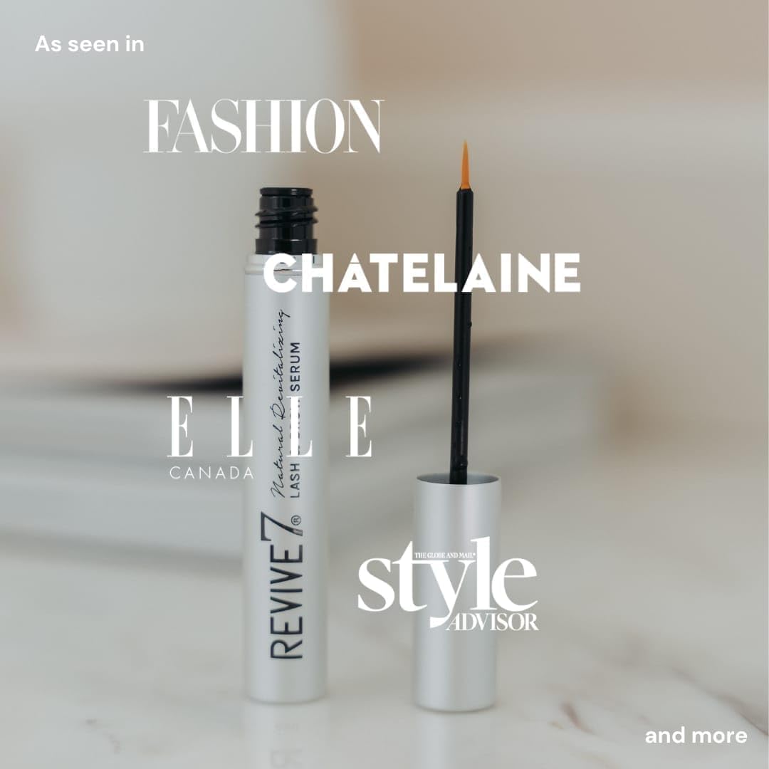 Lash line application with Revive7 serum along the upper lashes