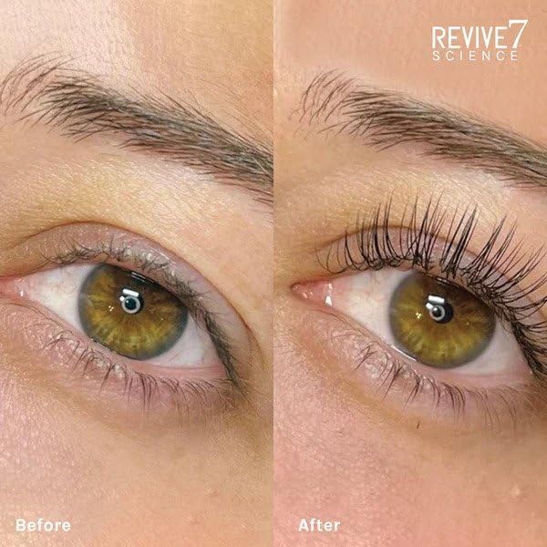 Canadian-made Revive7 lash serum label and design