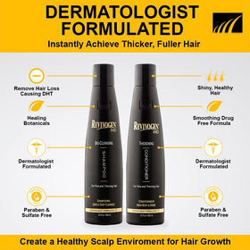 Revivogen MD Bio-Cleansing Shampoo lather closeup for sensitive scalps