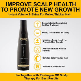 Close-up of natural anti-DHT ingredients highlighted for scalp health.