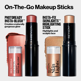 Multi-use blush that doubles as a lip tint for versatile wear.